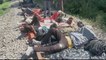 Migrants in Bosnia and Herzegovina stranded on railway tracks