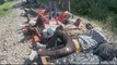 Migrants in Bosnia and Herzegovina stranded on railway tracks