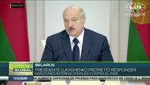 Pdte. de Bielorrusia promete responder a sanciones contra su país