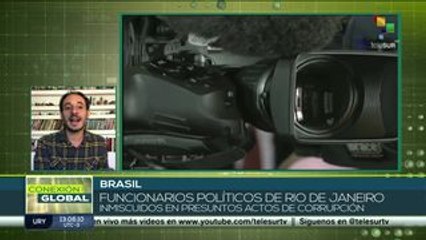 Suspenden por 6 meses al gobernador de Rio de Janeiro, Wilson Witzel