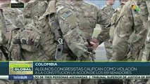 Colombia: senadores avalan despliegue de militares de EE.UU.