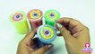 الألوان كلاي جيلي مونستر الوحل DIY ألوان قوس قزح تعلم الألوان للأطفال - ألعاب الأطفال