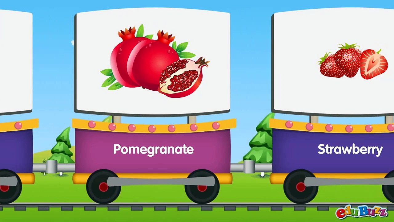 The Fruit Train - Learn Fruit Names for Children - video Dailymotion