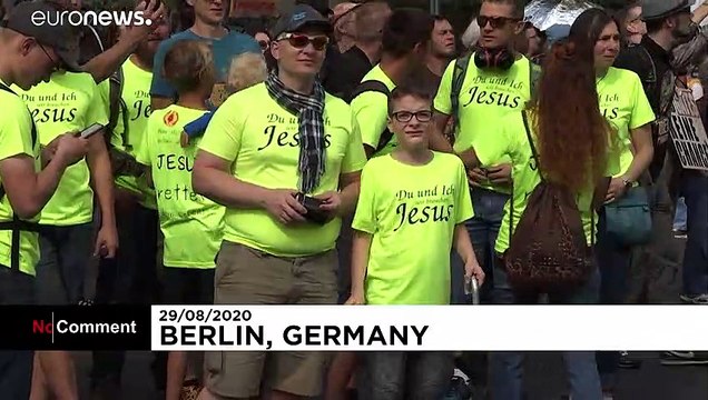 Διαδήλωση στο Βερολίνο κατά των περιοριστικών μέτρων