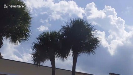 Watch incredibly rare footage of Crown Flash meteorological phenomenon over Florida