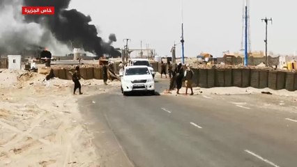 صور تثبت قصف الإمارات لمواقع الجيش اليمني بعدن قبل عام