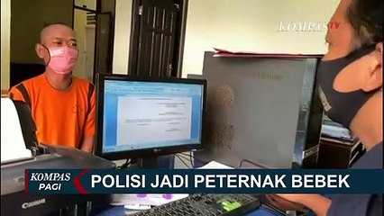 Salut! Polisi Rangkul Warga Untuk Berwirausaha Beternak Bebek dan Telur Asin di Tengah Pandemi!