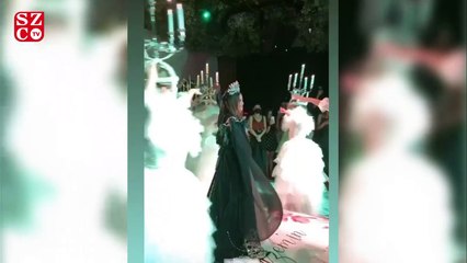 Gizem Güven, önceki gece kına gecesi düzenledi