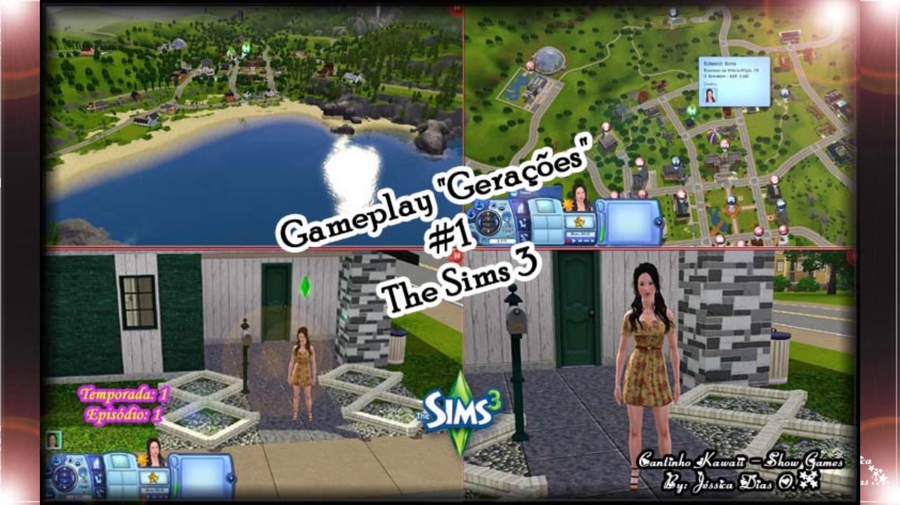 GamePlay (Gerações) #1 - The Sims 3 (1º Temporada)