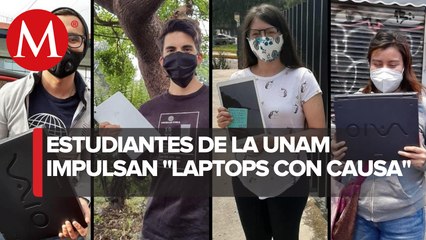 Jóvenes donan computadoras y tablets para evitar deserción escolar