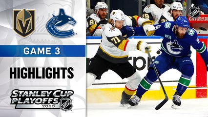 NHL Highlights | Golden Knights @ Canucks 8/29/2020