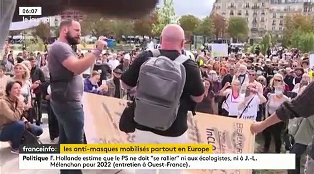 Coronavirus - Ecoutez pourquoi ces dizaines de personnes ont manifesté hier à Paris contre le masque en affirmant qu'il était inutile