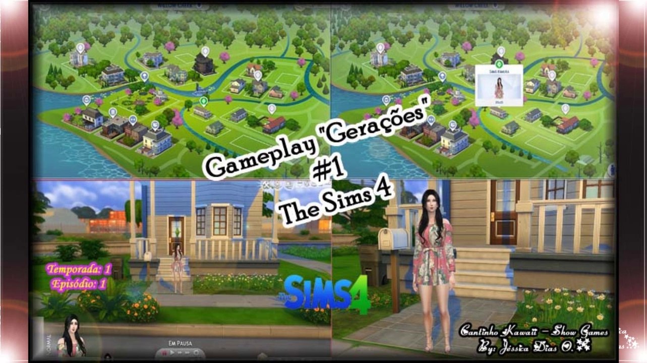 GamePlay (Gerações) #1 - The Sims 4 (1º Temporada)