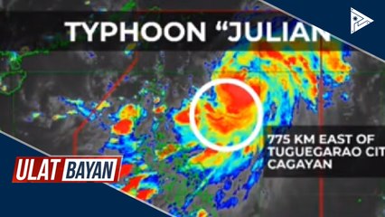 PTV INFO WEATHER |  PAGASA: Bagyong #JulianPH, patuloy na lumalakas