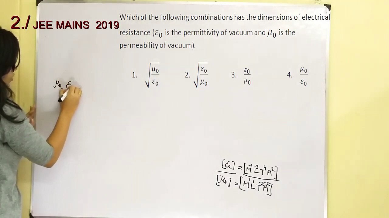✔️IIT JEE Solved previous years questions (Dimensional Analysis) _ CHAPTER 2 (part 2)