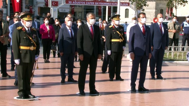 Taksim Meydanı'nda 30 Ağustos Zafer Bayramı töreni düzenlendi