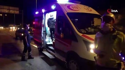 Covid-19 testinin pozitif çıktığını yolda öğrendi