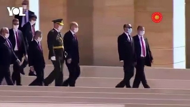 Anıtkabir'de 'Recep Tayyip Erdoğan' sloganları