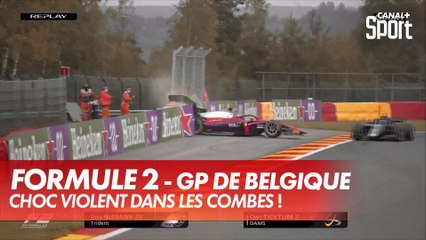 Choc violent entre Nissany et Ticktum - GP de Belgique Formule 2