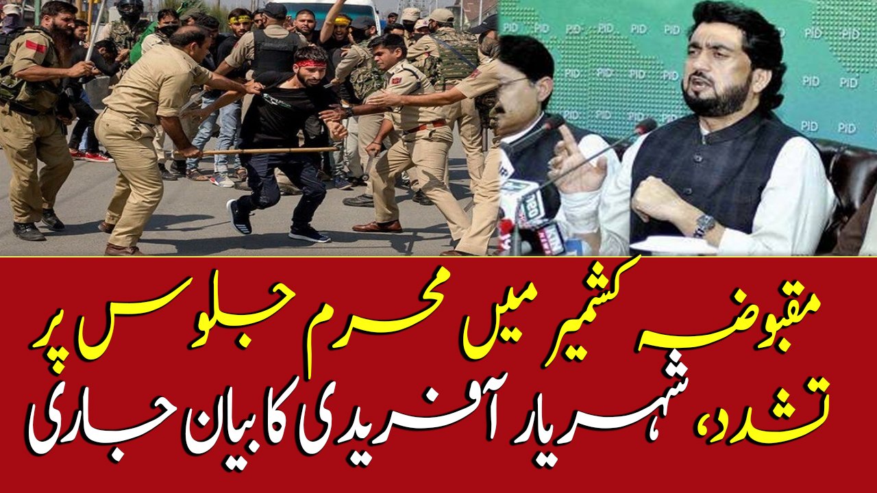 'Even Peaceful procession of Muharram isn't spared': Shehryar Afridi