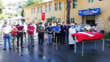 Polis memuru son yolculuğuna uğurlandı