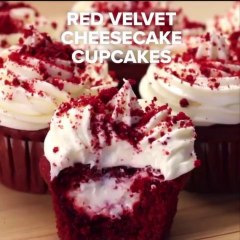 Red velvet cheese cupcake recipe