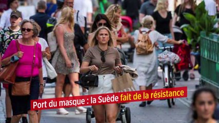 Port du masque : la Suède fait de la résistance
