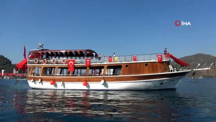 Mavi Vatan Göcek’te Zafer Bayramı kutlaması