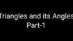 Angle Sum Property|Triangles and it’s angles^_^|[Angle Sum Property] Part-1 ‍‍