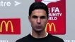 Football - Community Shield 2020 - Mikel Arteta press conference after Arsenal wins against Liverpool