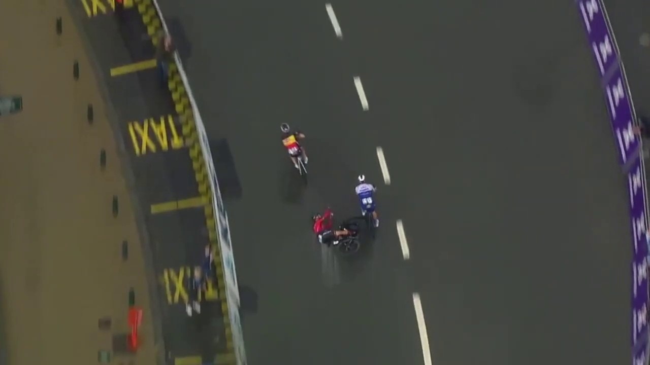 Cycling - Brussels Cycling Classic 2020 - Tim Merlier wins, Ballerini and Bouhanni crash after the finish line