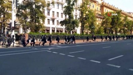 - Belarus'ta muhalefetin mitinginde yine olaylar çıktı