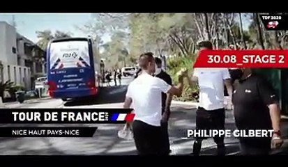Tour de France 2020 - Blessé au genou, Philippe Gilbert a quitté le Tour de France à Nice !