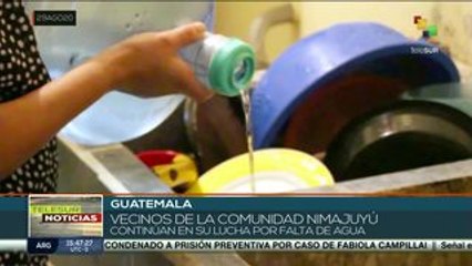 Guatemala: denuncian la falta de agua en la colonia Nimajuyú