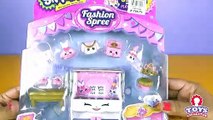 Shopkins Season 3 Playset Ballet Collection Fashion Spree Exclusive Piano  Toy Unboxing