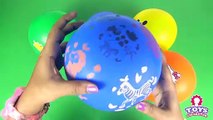 SURPRISE TOYS  BALLOON DROP POP CHALLENGE - Huge Surprise Toys Video Thomas and friends Lalaloopsy