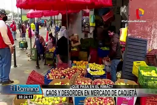 Rímac: ambulantes informales retoman las calles del mercado Caquetá