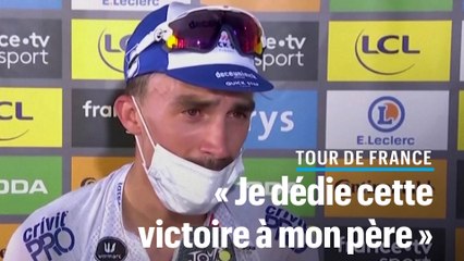 Tour de France  : Alaphilippe en larmes après sa victoire à Nice