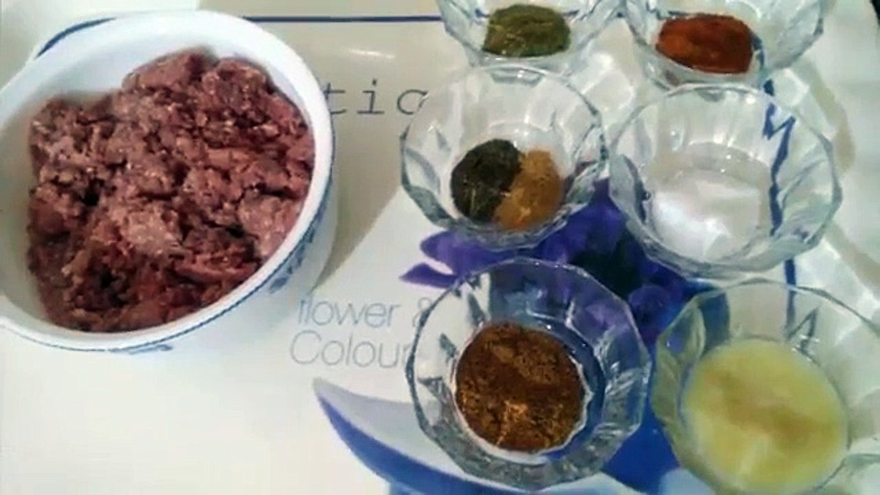 Gola Kabab Making - Beaf Item