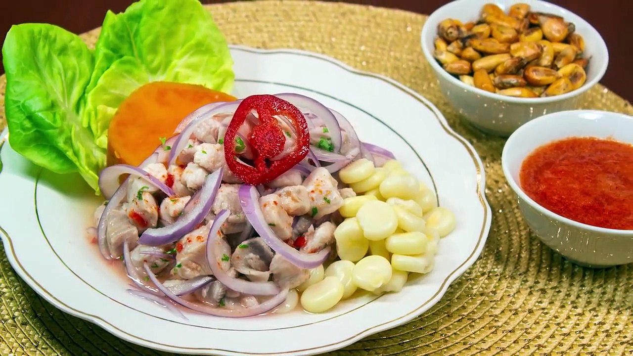 Como preparar CEVICHE peruano  / Comment préparer ceviche péruvien /comida rápida