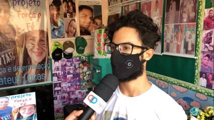 HOMENAGEM A MORTE DE MATEUS LUCAS - PROJETO FORÇA E FÉ