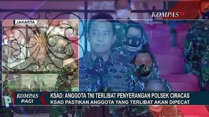 Penyerang Polsek Ciracas Dipecat, Andika: Lebih Baik Kehilangan Daripada Rusak Nama TNI AD