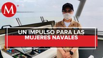 Carolina Cházaro, la primera mujer al mando de patrulla costera de la Marina