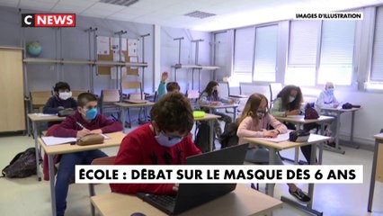 Ecole : débat sur le port du masque dès 6 ans