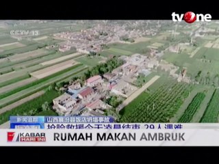 Rumah Makan Tingkat 2 di China Ambruk, 29 Orang Tewas