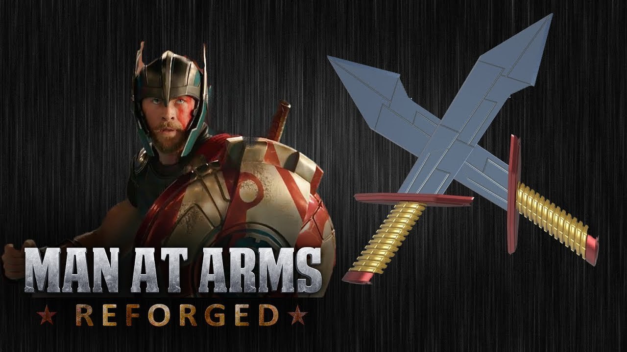 Thor's Dual Swords - Thor- Ragnarok - MAN AT ARMS- REFORGED
