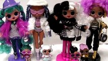 LOL OMG matching outfits Big Sisters Little Sisters Winter Disco Making Dresses with Balloons DIY