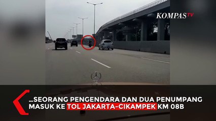Viral Motor Masuk Tol Jakarta-Cikampek Hingga Kecelakaan: Panik Dikejar Mobil