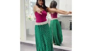 Serial actress  Shivani dance with onam celebrations