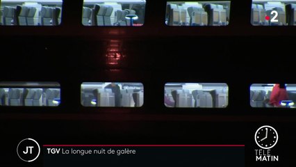 Sud-Ouest : un TGV est resté bloqué plusieurs heures